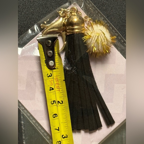 Keychain / Journal Jewelry - Black Tassel - Picture 3 of 3